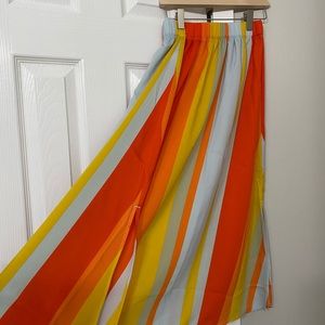 Ann Taylor Loft Rainbow Skirt